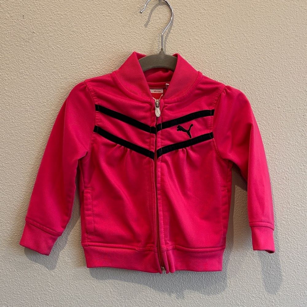 Puma Sporty Pink Jacket for Kids